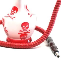 Forest Narguilé à Tête De Mort (33 Cm) - Rouge 10 Forest Narguilé à Tête De Mort (33 Cm) - Rouge -Fournitures Pour Fumeurs narguile a tete de mort 33 cm rouge 3