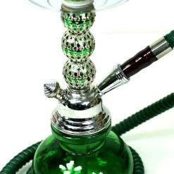Narguilé Simple Tuyau - Vert -Fournitures Pour Fumeurs narguile simple tuyau vert 3