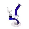 Champ Pipe - Bong En Verre - 16cm Bleu -Fournitures Pour Fumeurs pipe bong en verre 16cm bleu