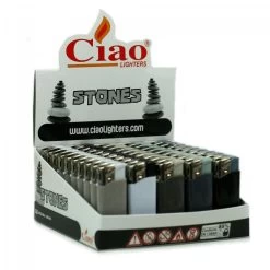 Champ Plateau De 50 Briquets CIAO Stones -Fournitures Pour Fumeurs plateau de 50 briquets ciao stones 3