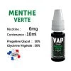 Vap Nation Lot De 5 Liquides - Menthe Verte 6 Mg -Fournitures Pour Fumeurs vap nation lot de 5 liquides menthe verte 6 mg