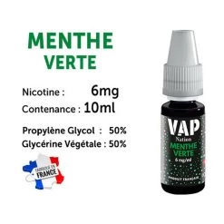 Vap Nation Lot De 5 Liquides - Menthe Verte 6 Mg