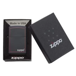 Zippo 218ZB Matte Black Red 60001437 7 Zippo 218ZB Matte Black Red 60001437 -Fournitures Pour Fumeurs zippo 218zb matte black red 60001437 2
