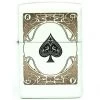 Zippo Blanc - As De Pique 1 Zippo Blanc - As De Pique -Fournitures Pour Fumeurs zippo blanc as de pique